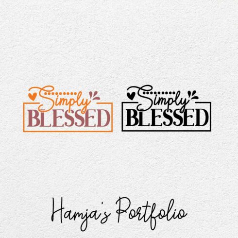 Simply Blessed Vector cover image.