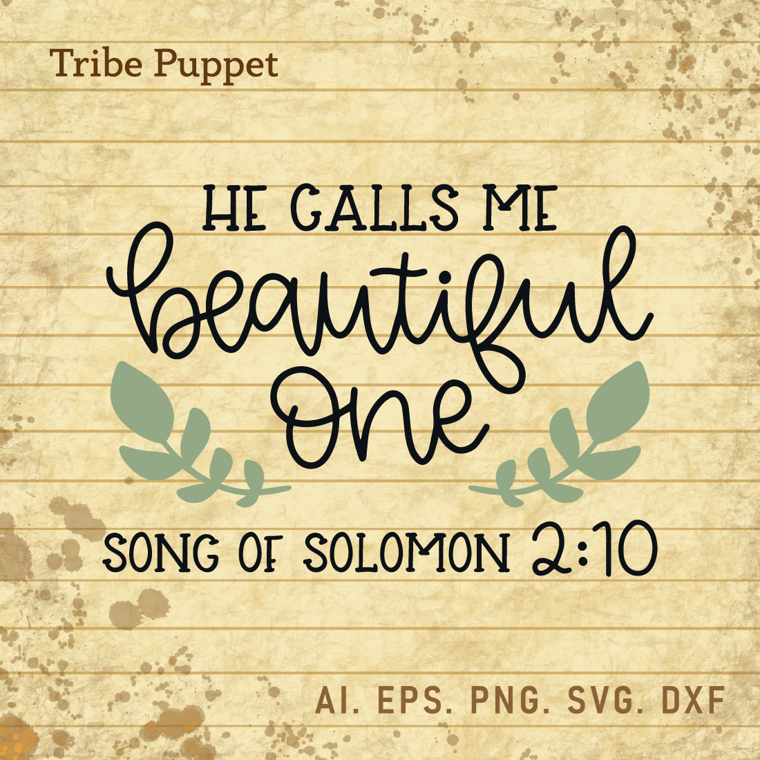 Christian Typography bundle cover image.