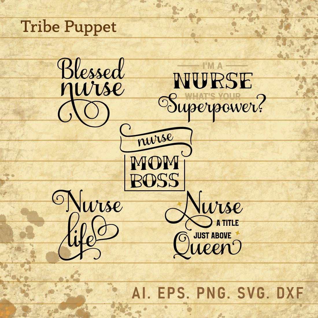 Nurse Typography cover image.