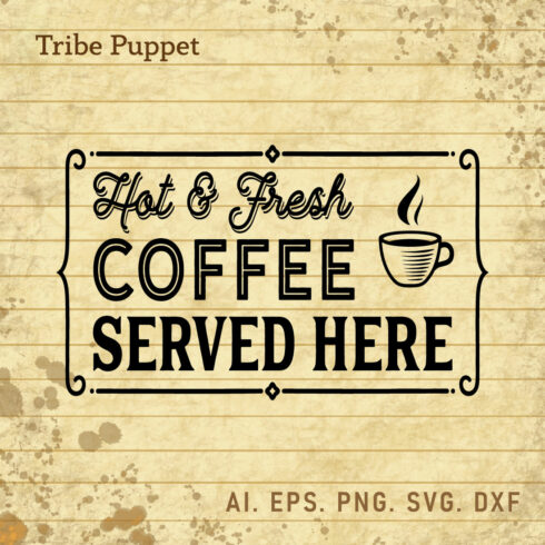 Vintage Coffee Typo 17 cover image.