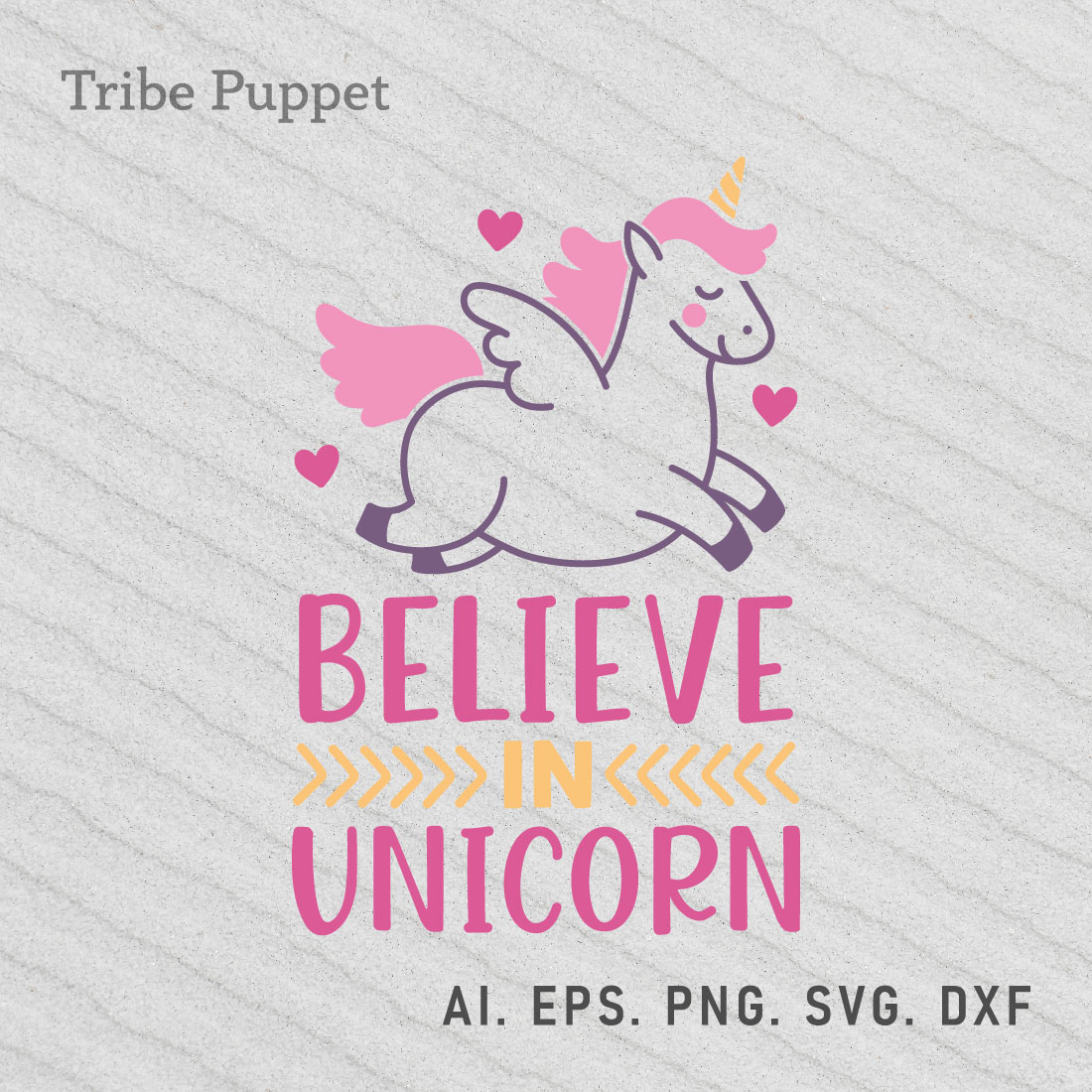 Unicorn Typography preview image.