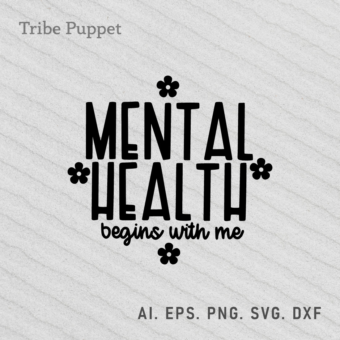 Mental Health Typography preview image.