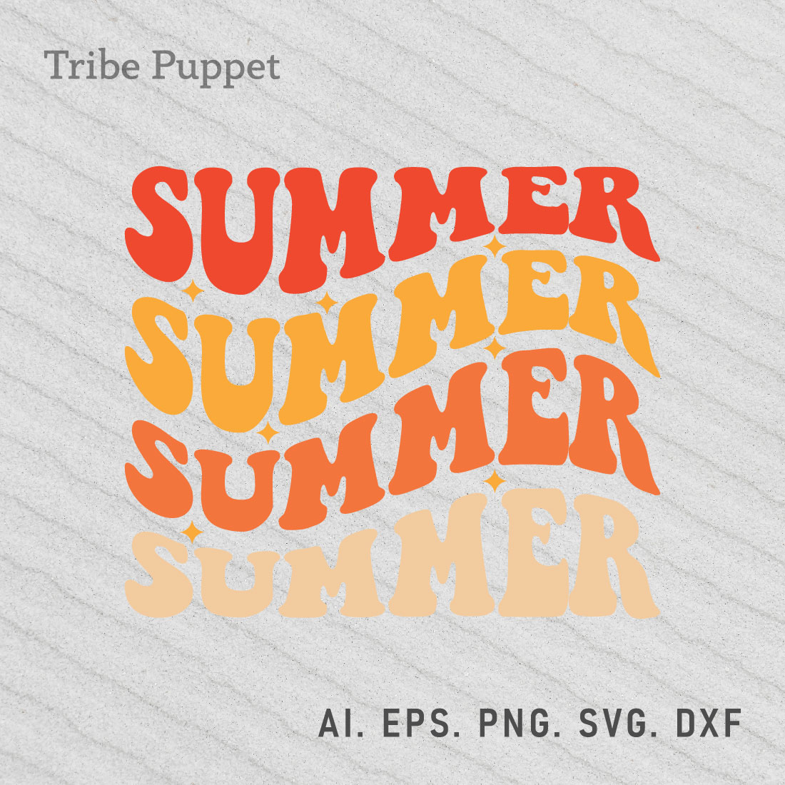 Summer Typography preview image.