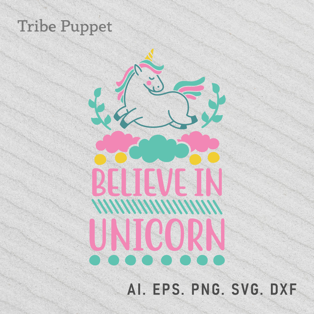 Unicorn Typography preview image.