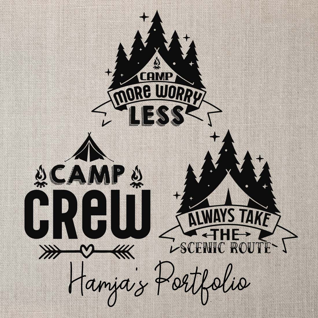 Camp vector Svg preview image.