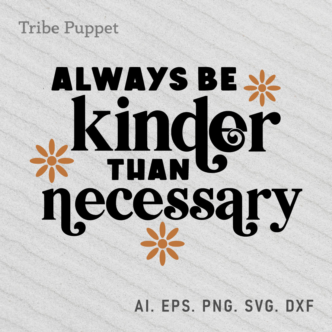 Kindness Typography preview image.