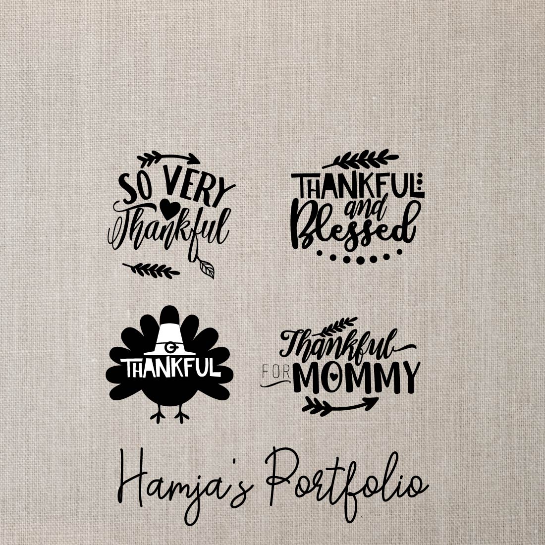 Thankful Vector preview image.