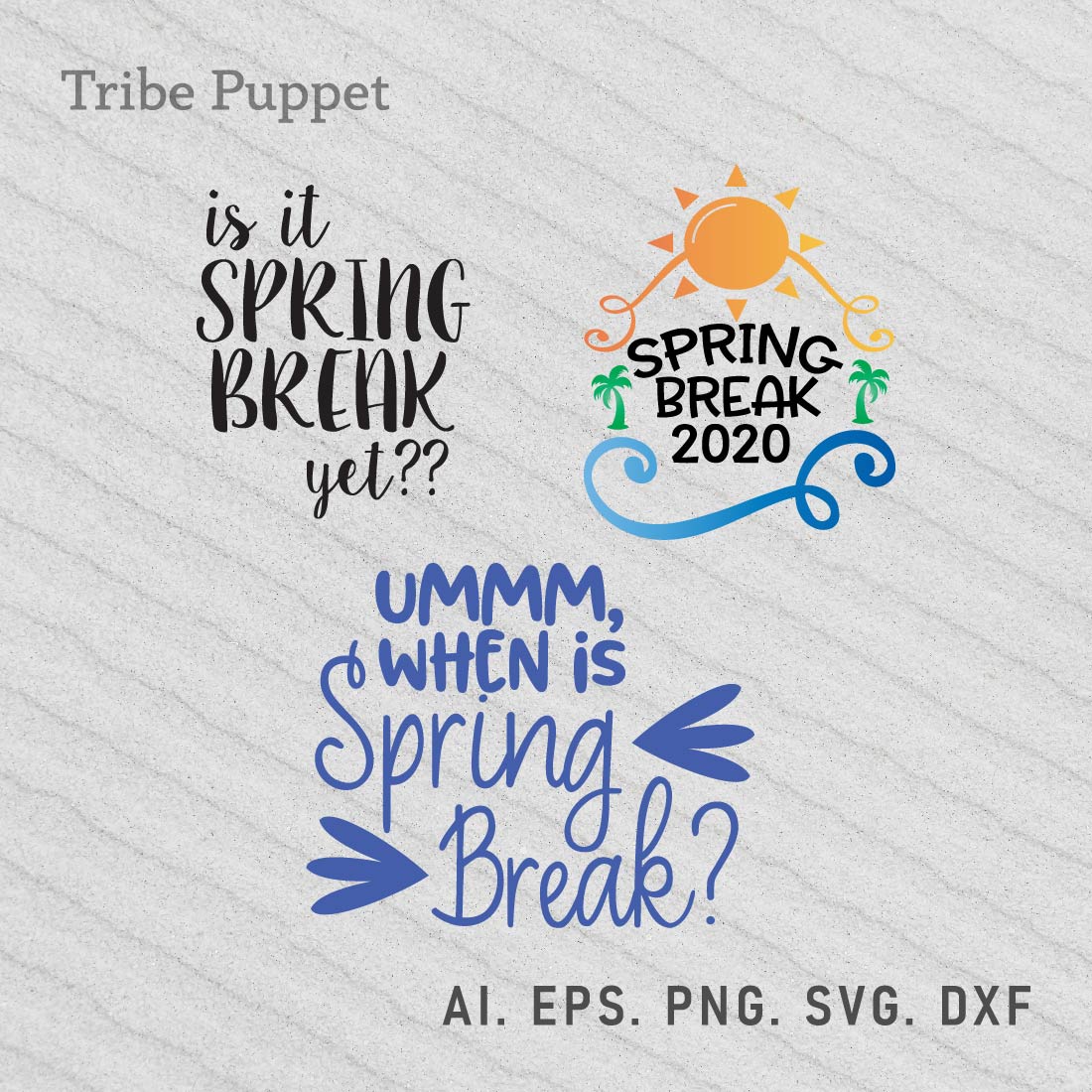 Spring Break Typo preview image.