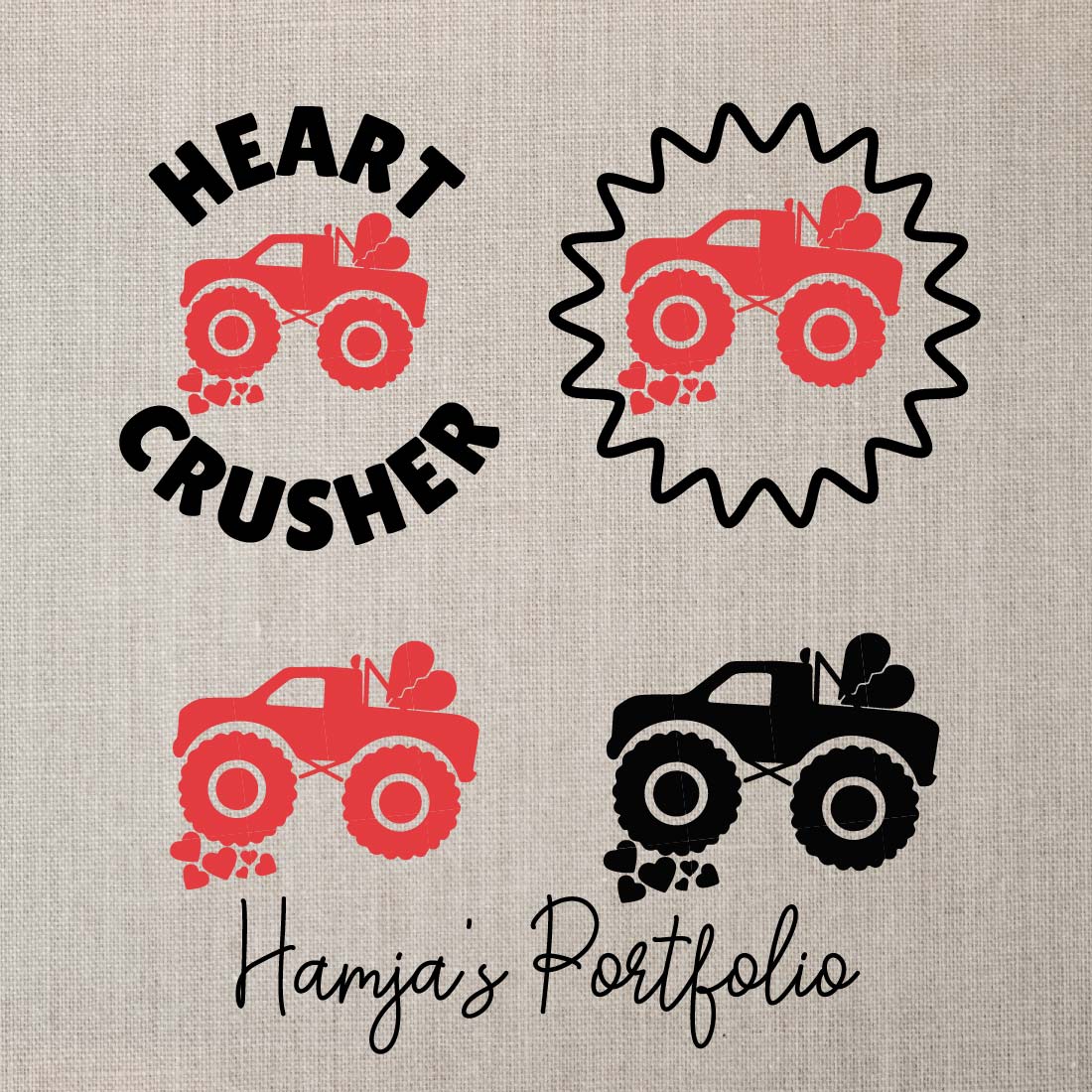 Heart Crusher vector preview image.