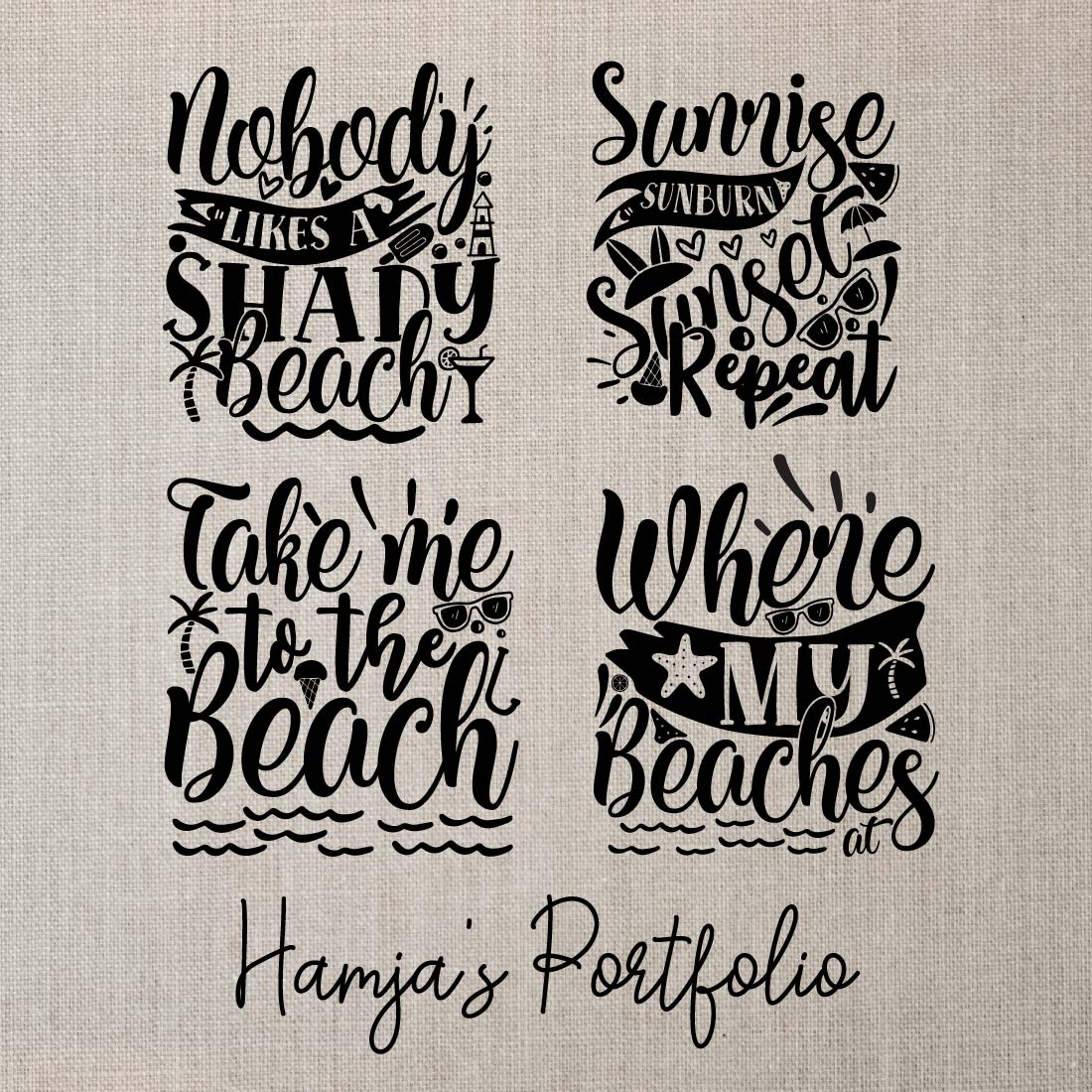 Beach Vector svg preview image.