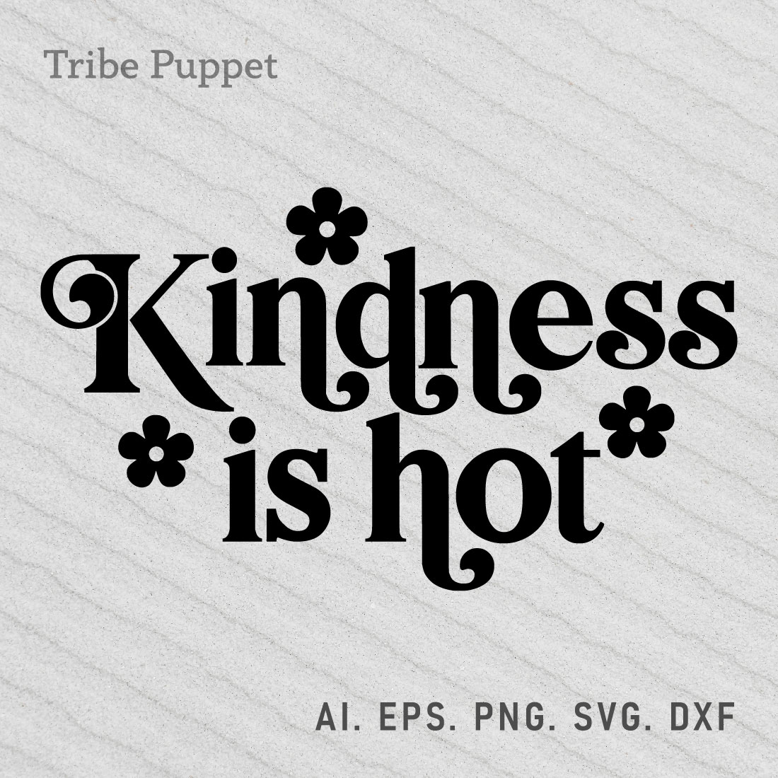 Kindness Typography preview image.