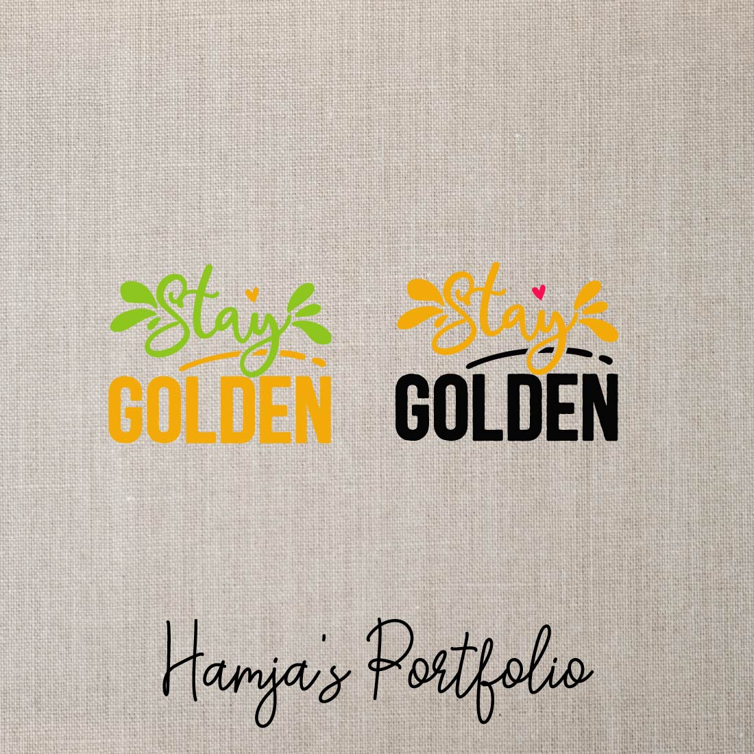 Stay Golden Vector preview image.