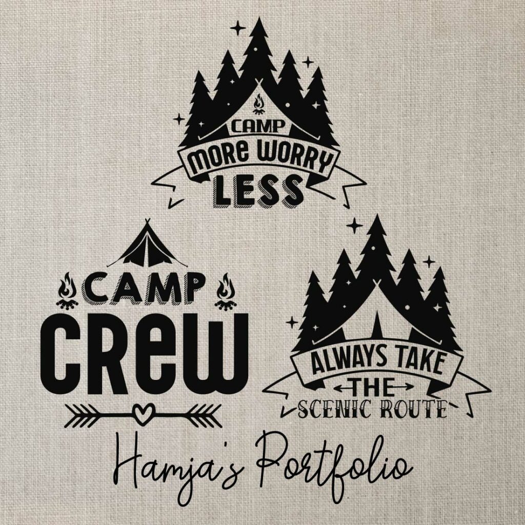 Camp vector Svg - MasterBundles