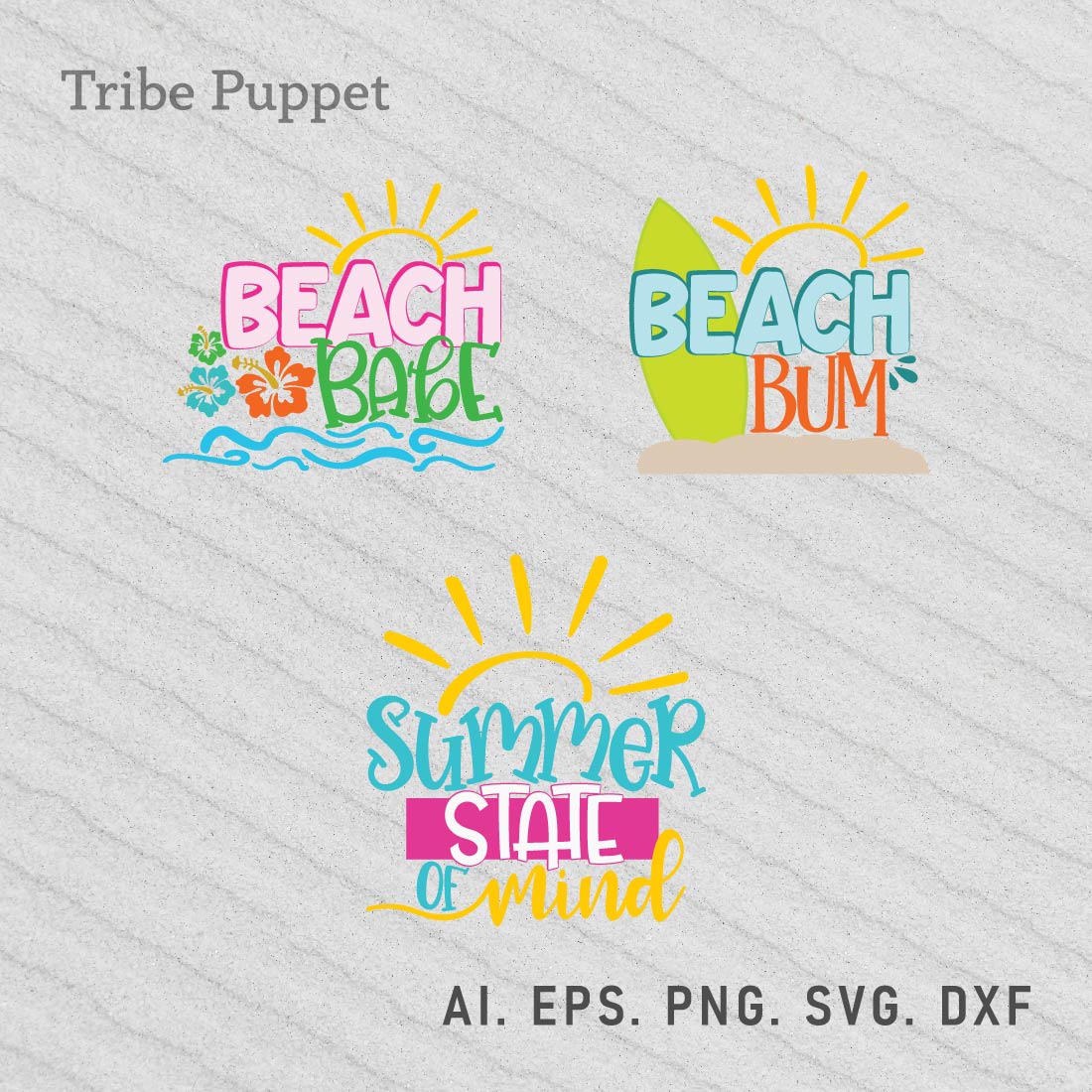 Summers Beach Typo preview image.