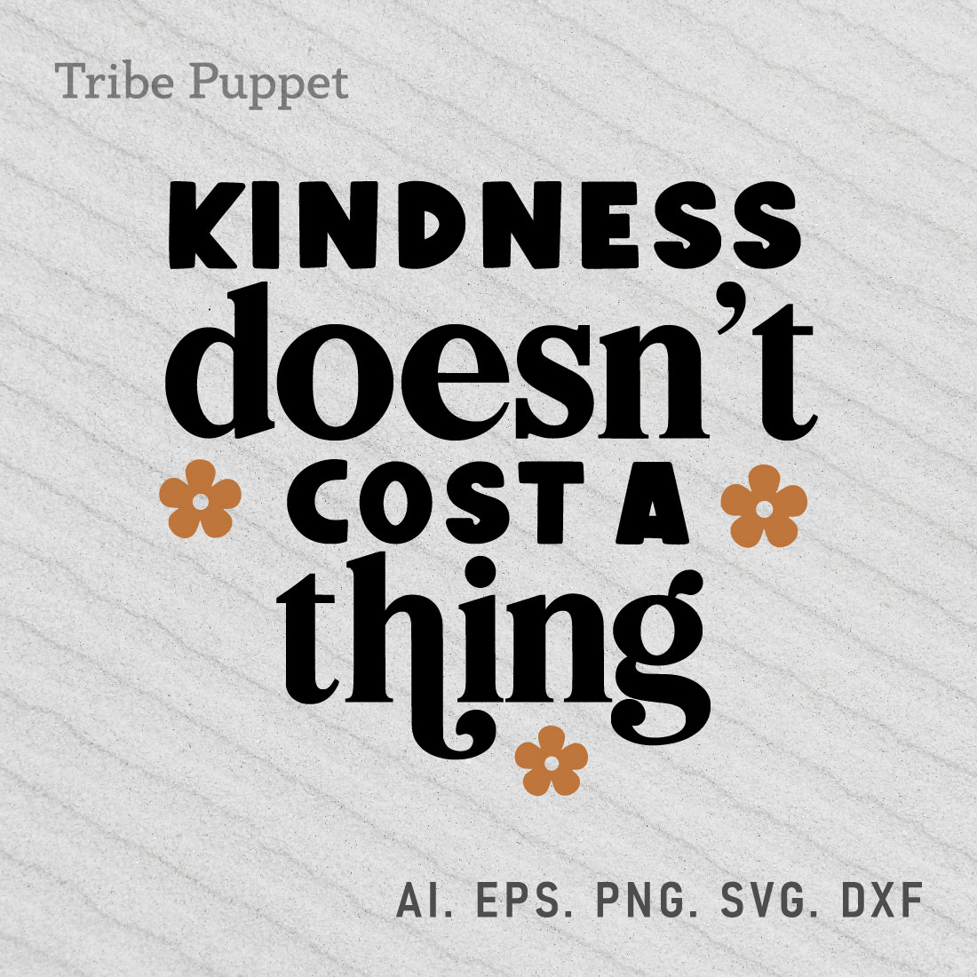 Kindness Typography preview image.