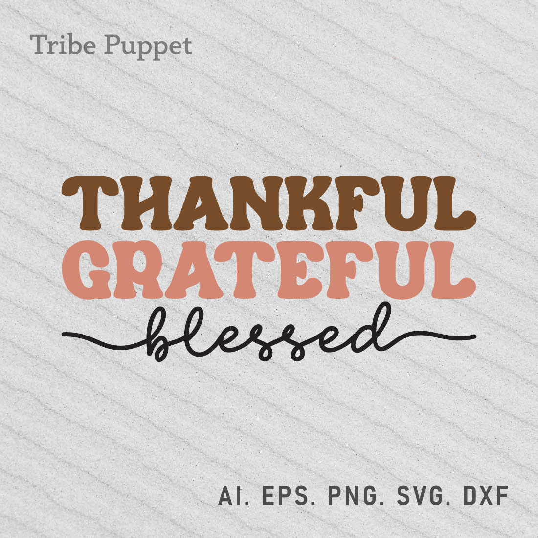 Thanksgiving Typography preview image.