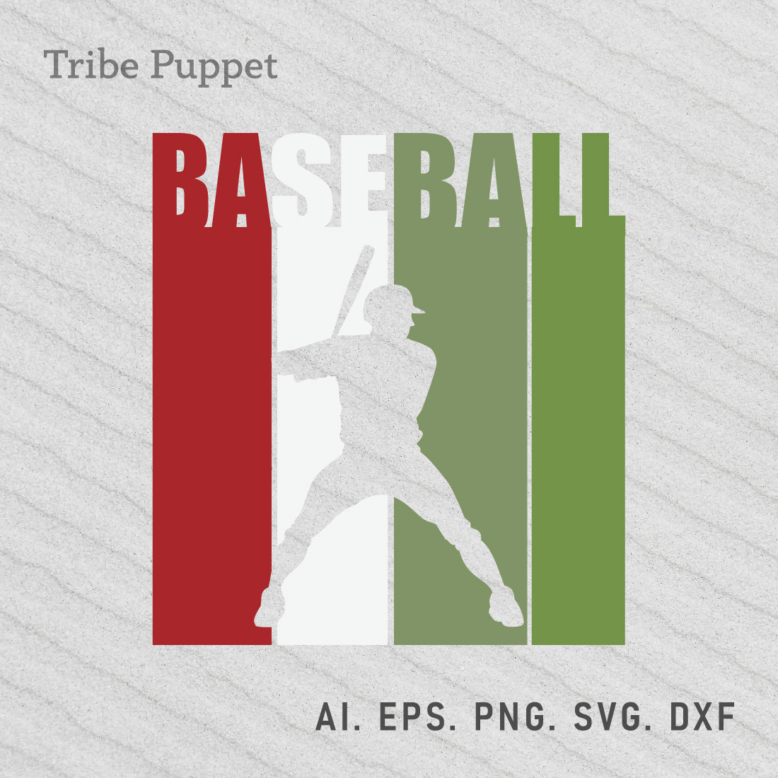 Baseball Typography preview image.