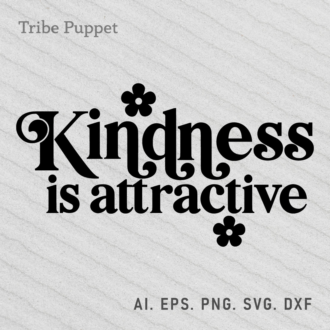 Kindness Typography preview image.