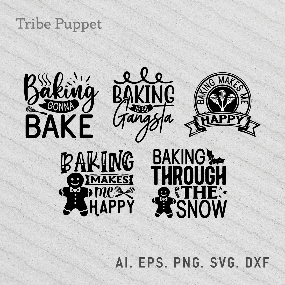 Baking Typography preview image.