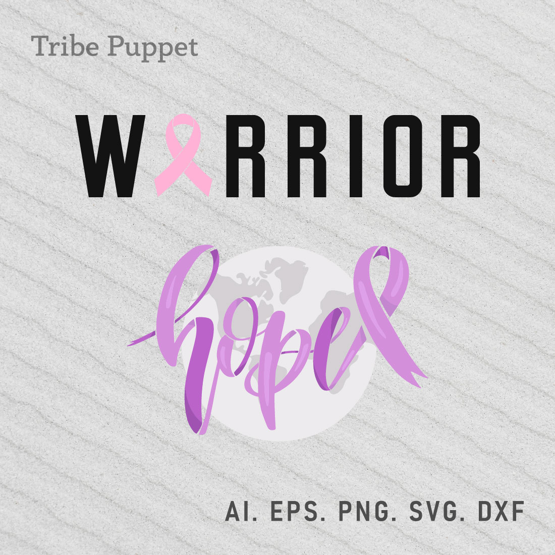 Breast Cancer Typo Bundle preview image.