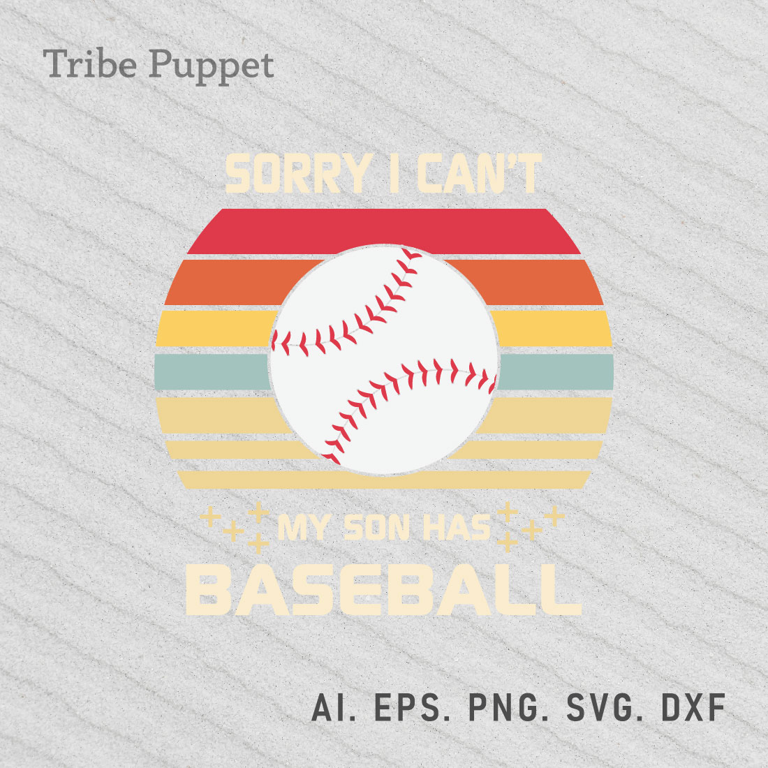 Baseball Typography preview image.