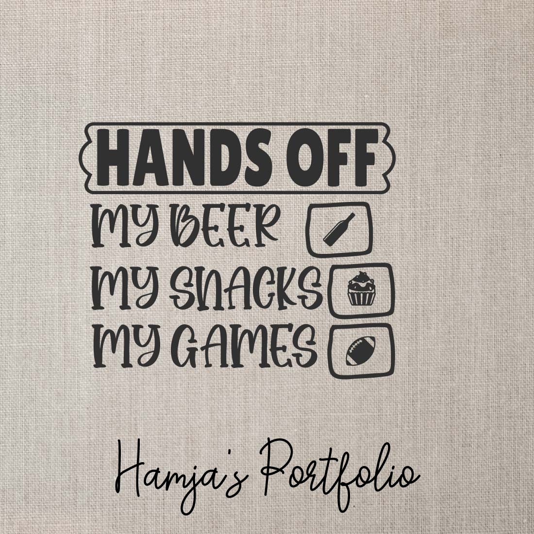 Hands Off Vector preview image.