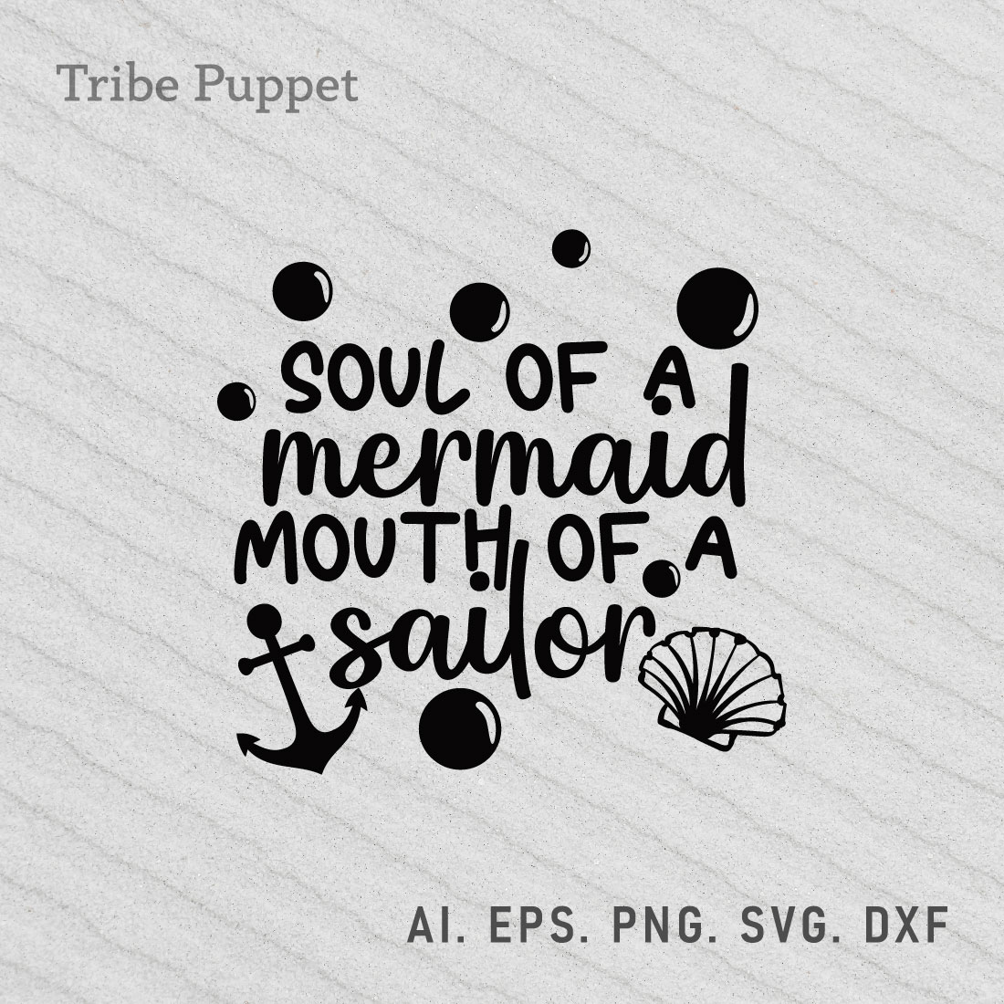 Mermaid Typography preview image.