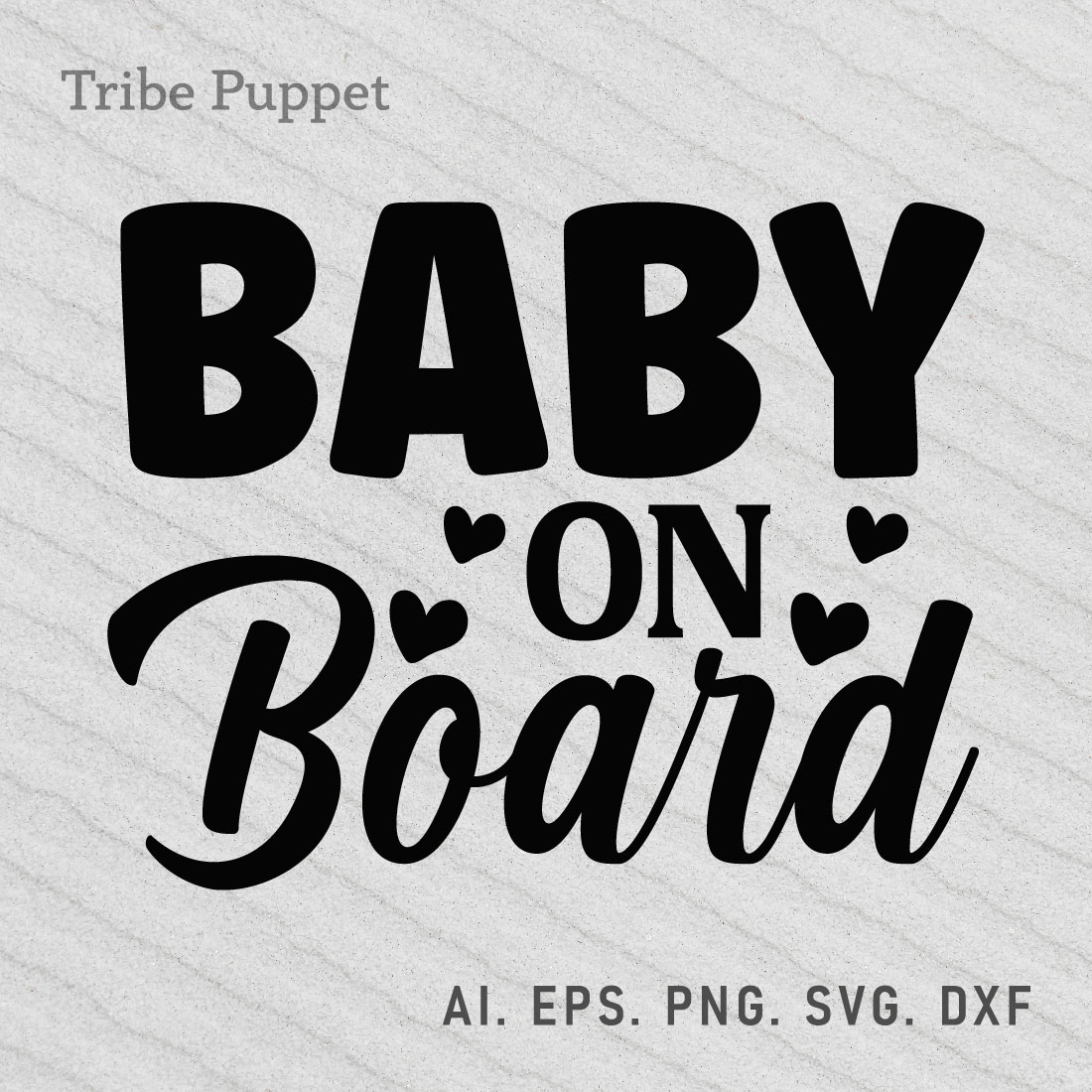 Baby Typography preview image.