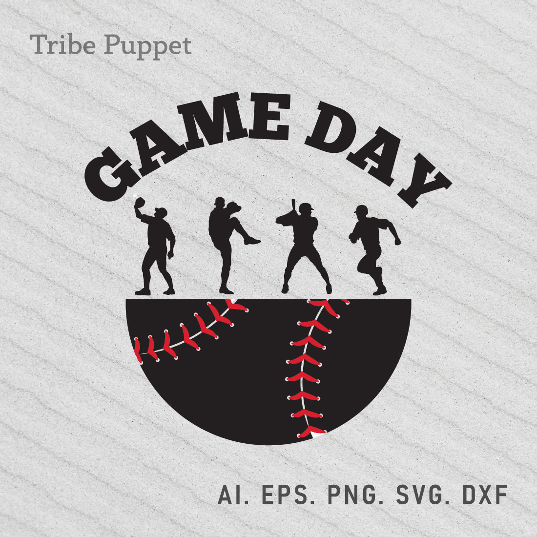 Baseball Typography preview image.