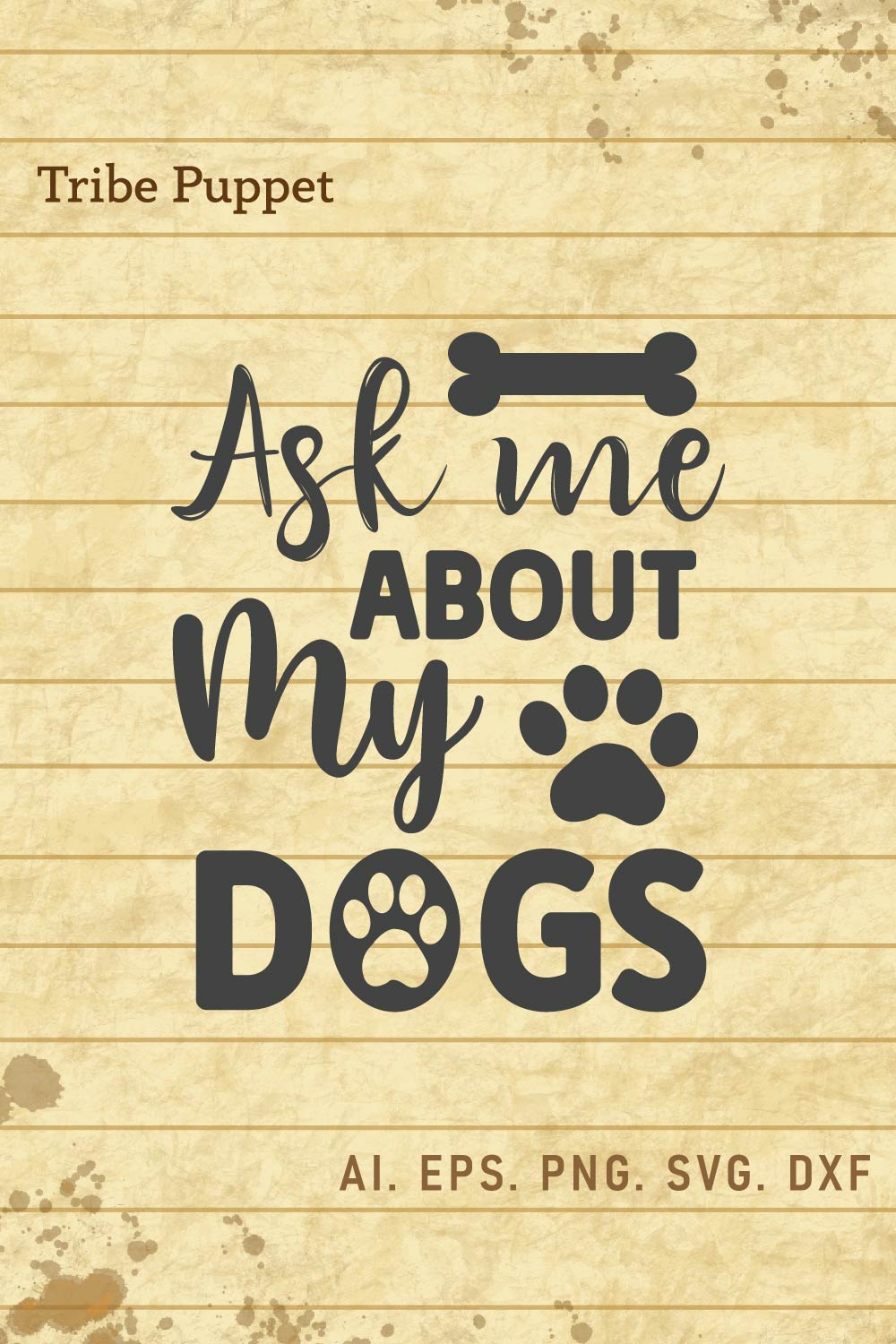 Dog Quotes pinterest preview image.