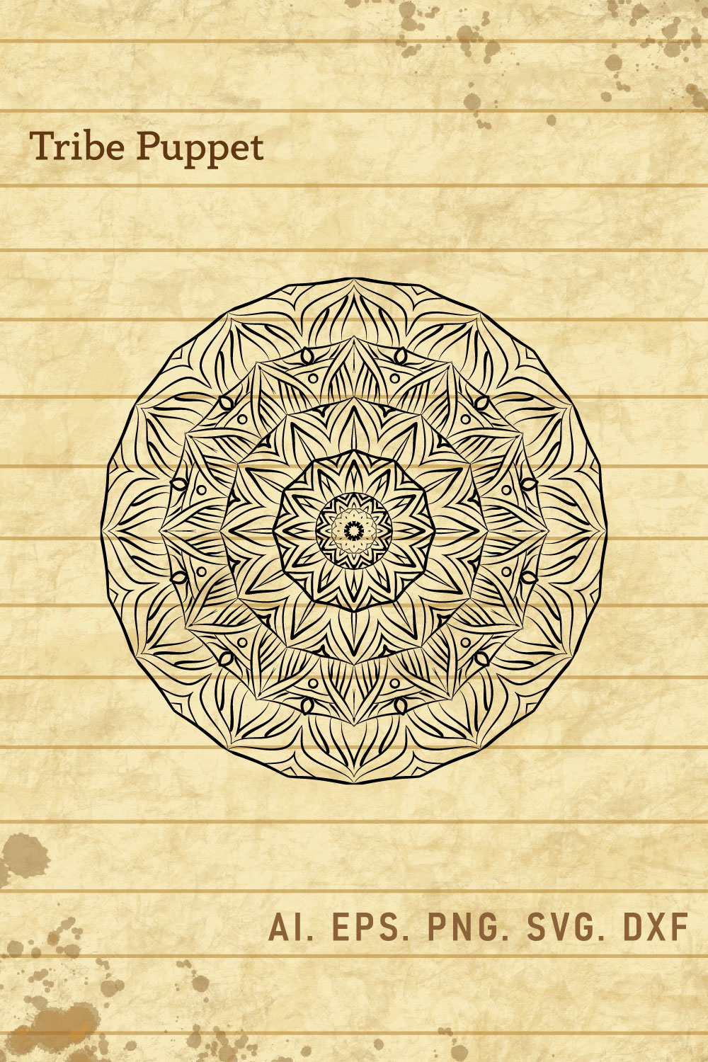 Mandala pinterest preview image.