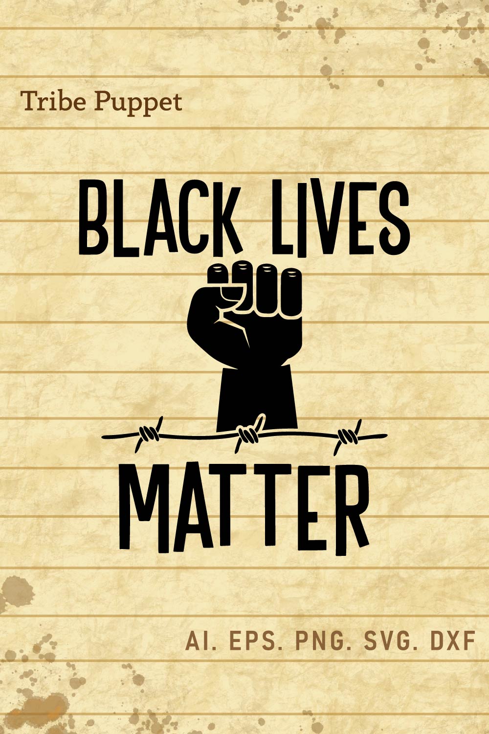 Black Power pinterest preview image.