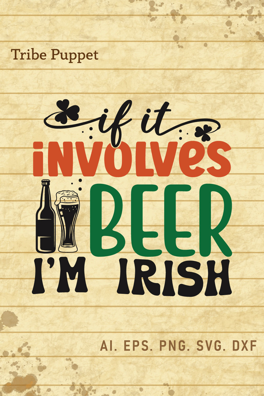 ST Patricks Day 6 pinterest preview image.