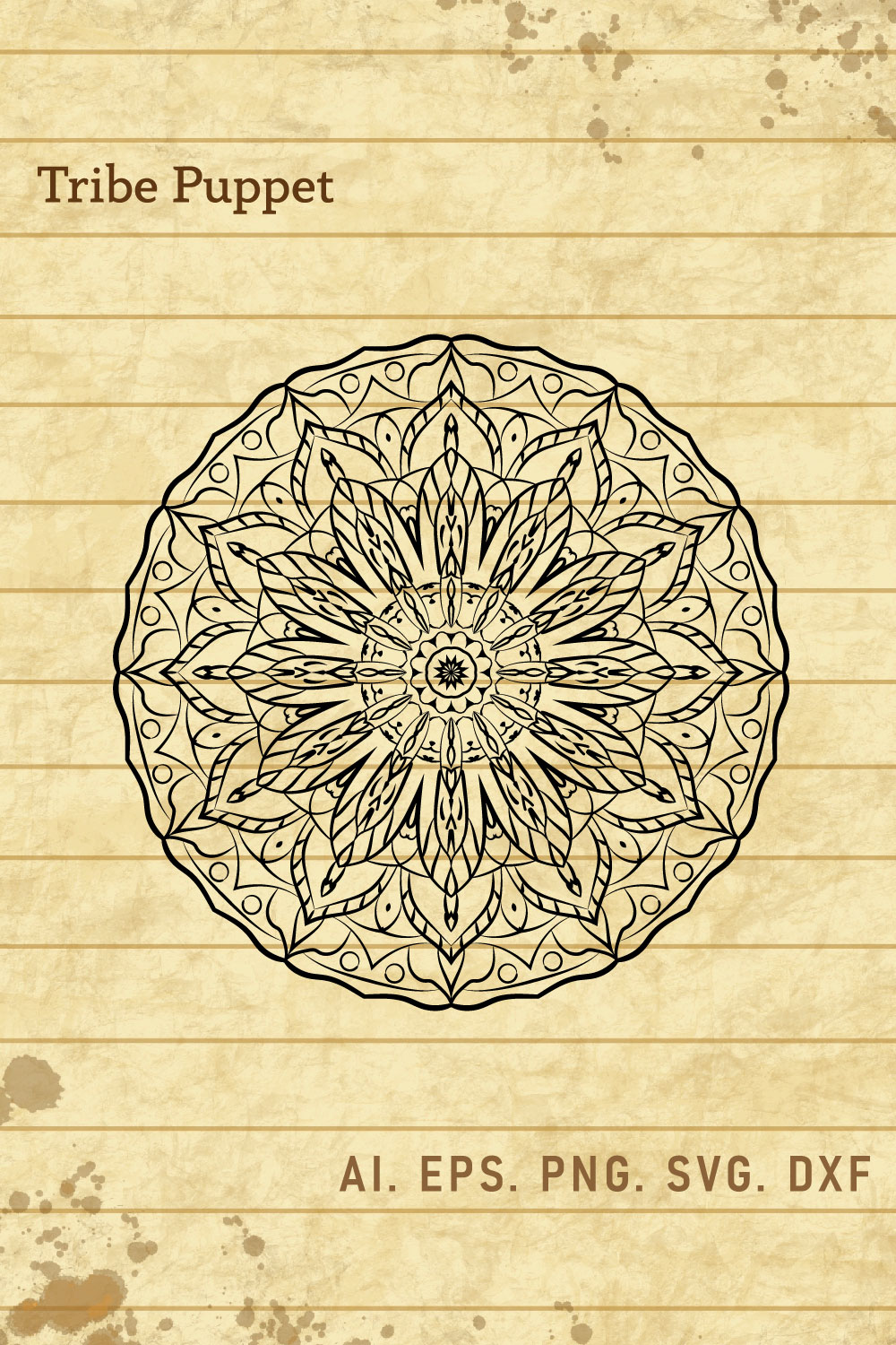 Mandala pinterest preview image.