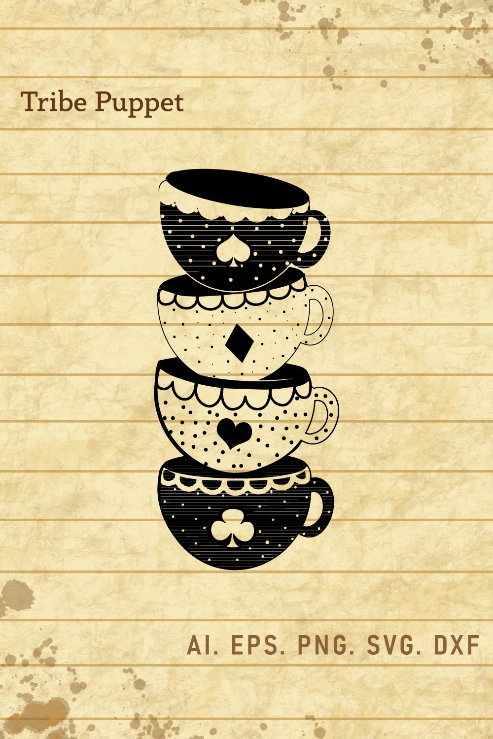 Alice's Tea Party pinterest preview image.