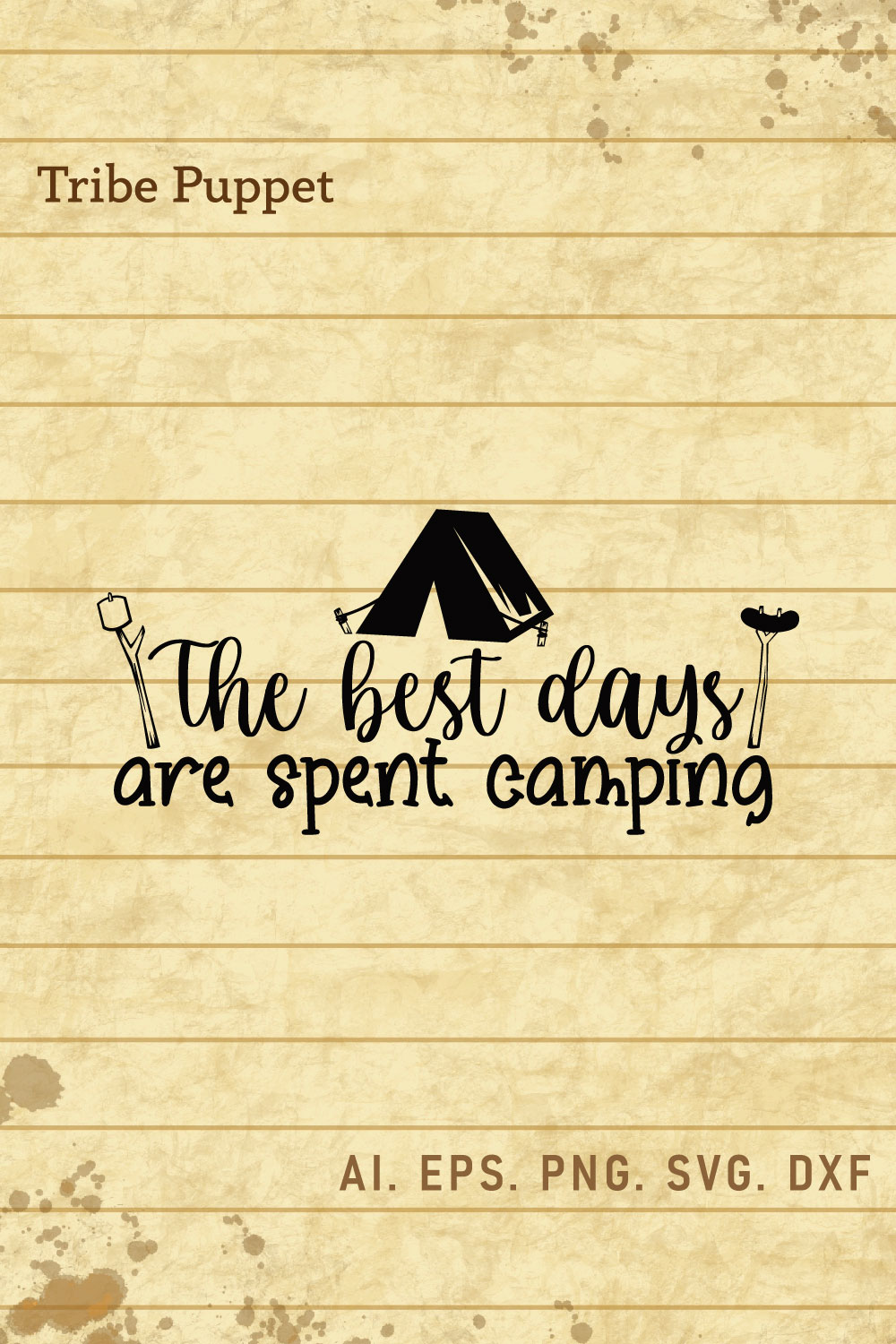 Night Camping Quotes pinterest preview image.