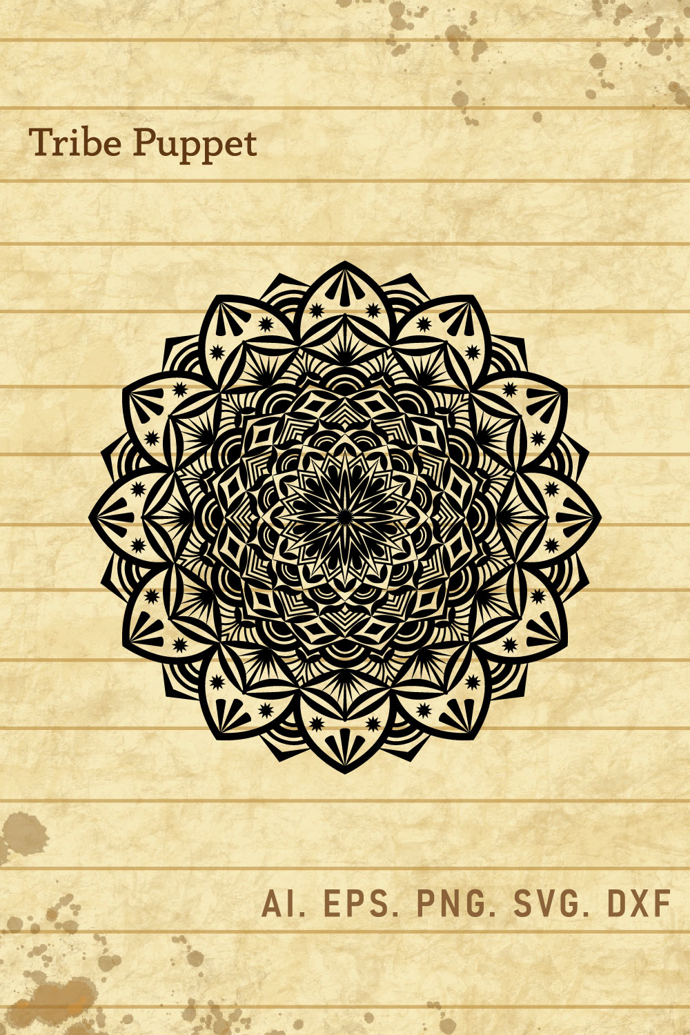 Mandala pinterest preview image.