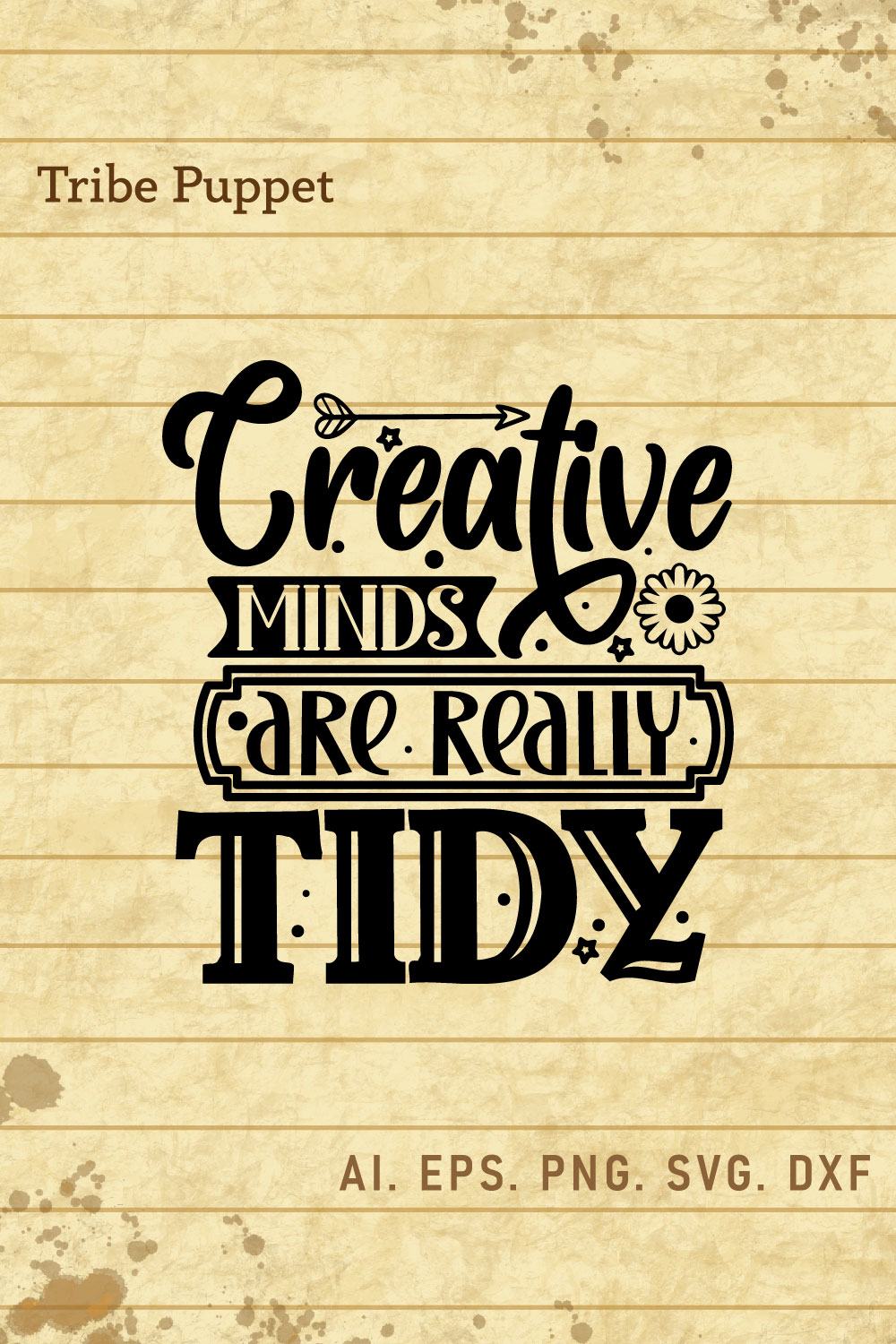 Craft Typography pinterest preview image.