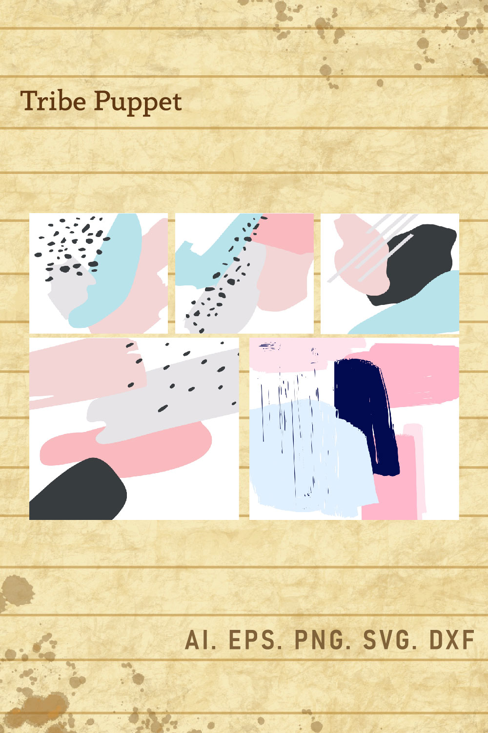 Abstract Pattern Background pinterest preview image.