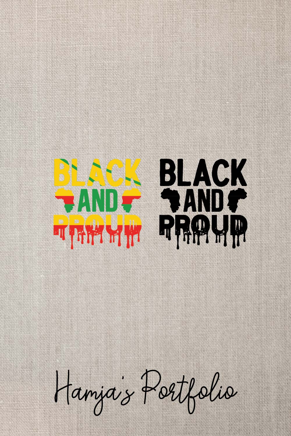 Black And Proud Vector Svg pinterest preview image.