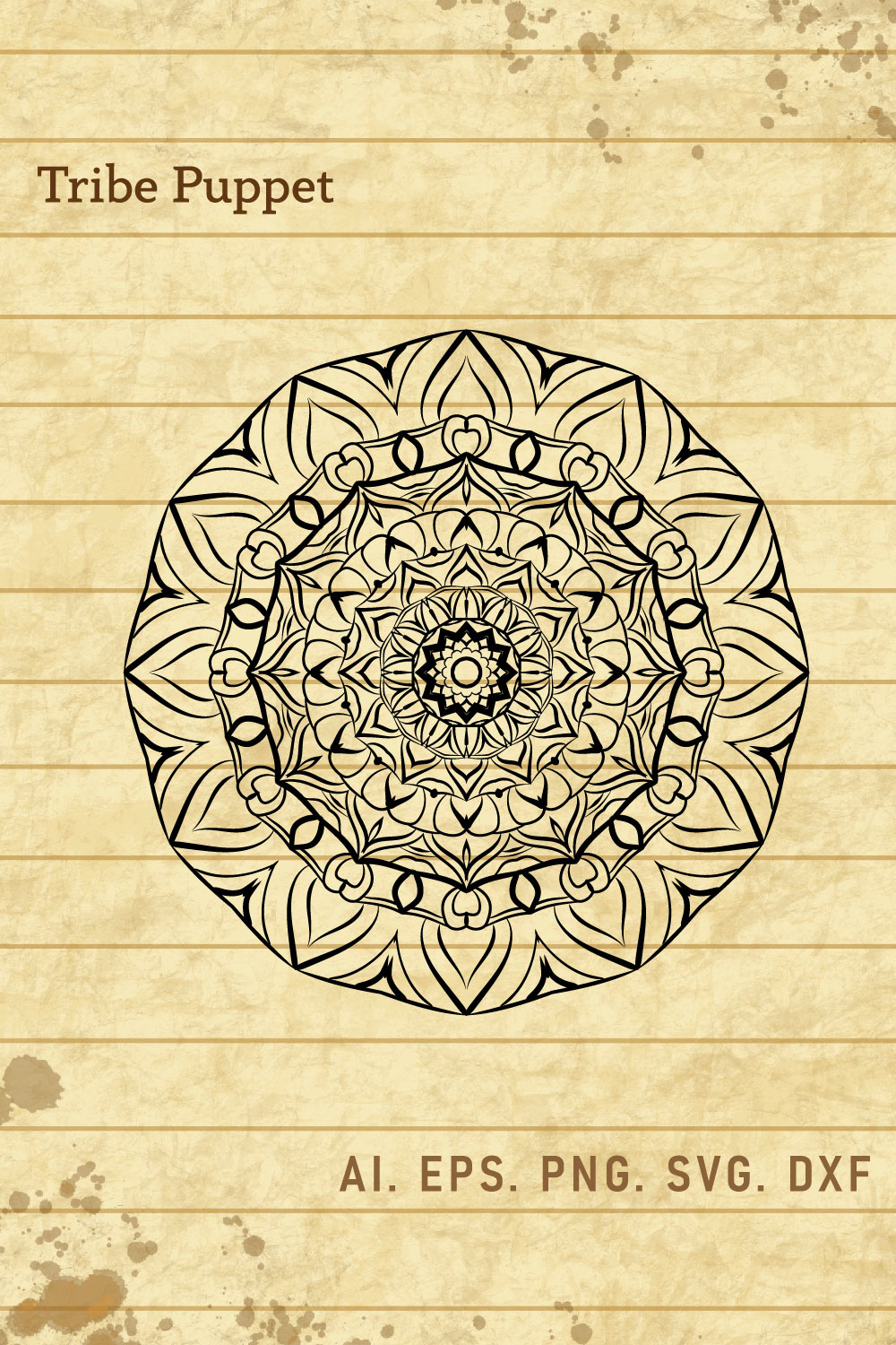 Mandala pinterest preview image.