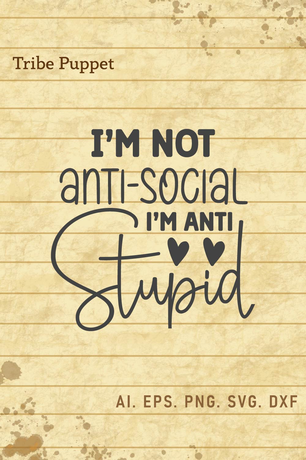 Antisocial Quotes pinterest preview image.