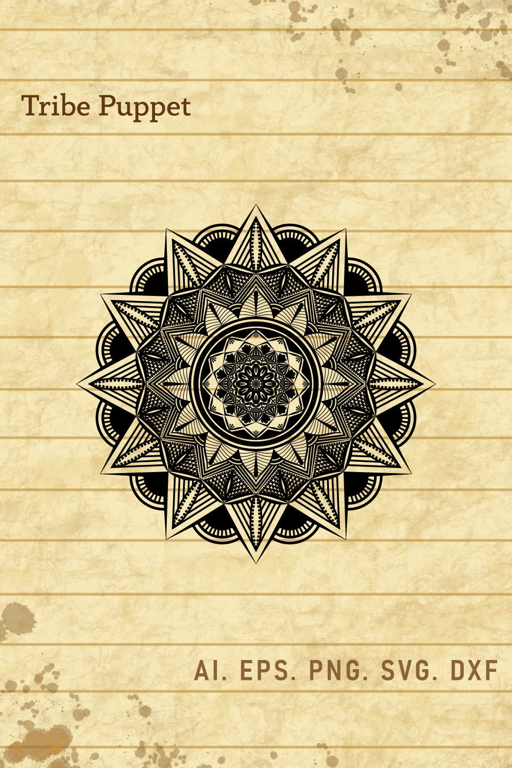 Mandala pinterest preview image.