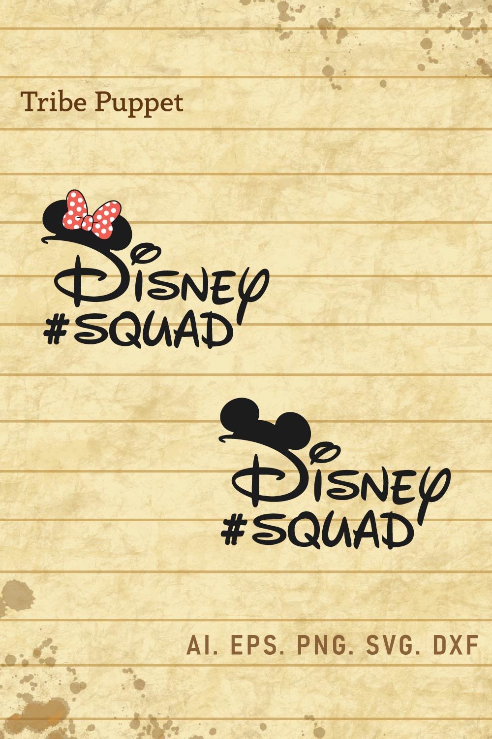 Disney Squad pinterest preview image.