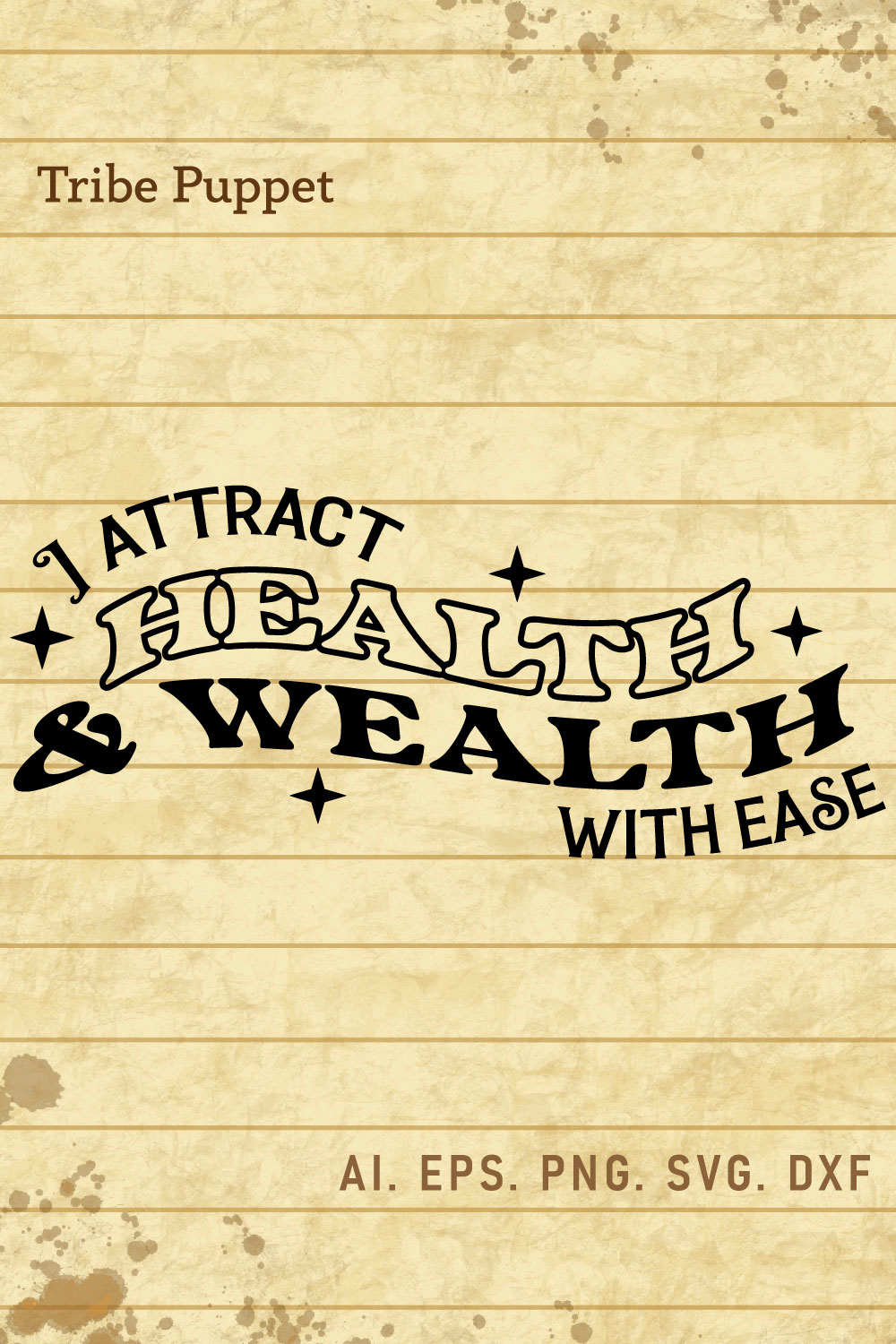 Law of Attraction Typography pinterest preview image.