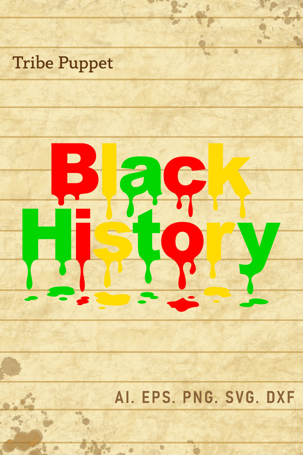 Black History pinterest preview image.
