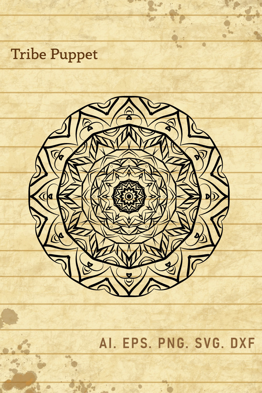 Mandala pinterest preview image.