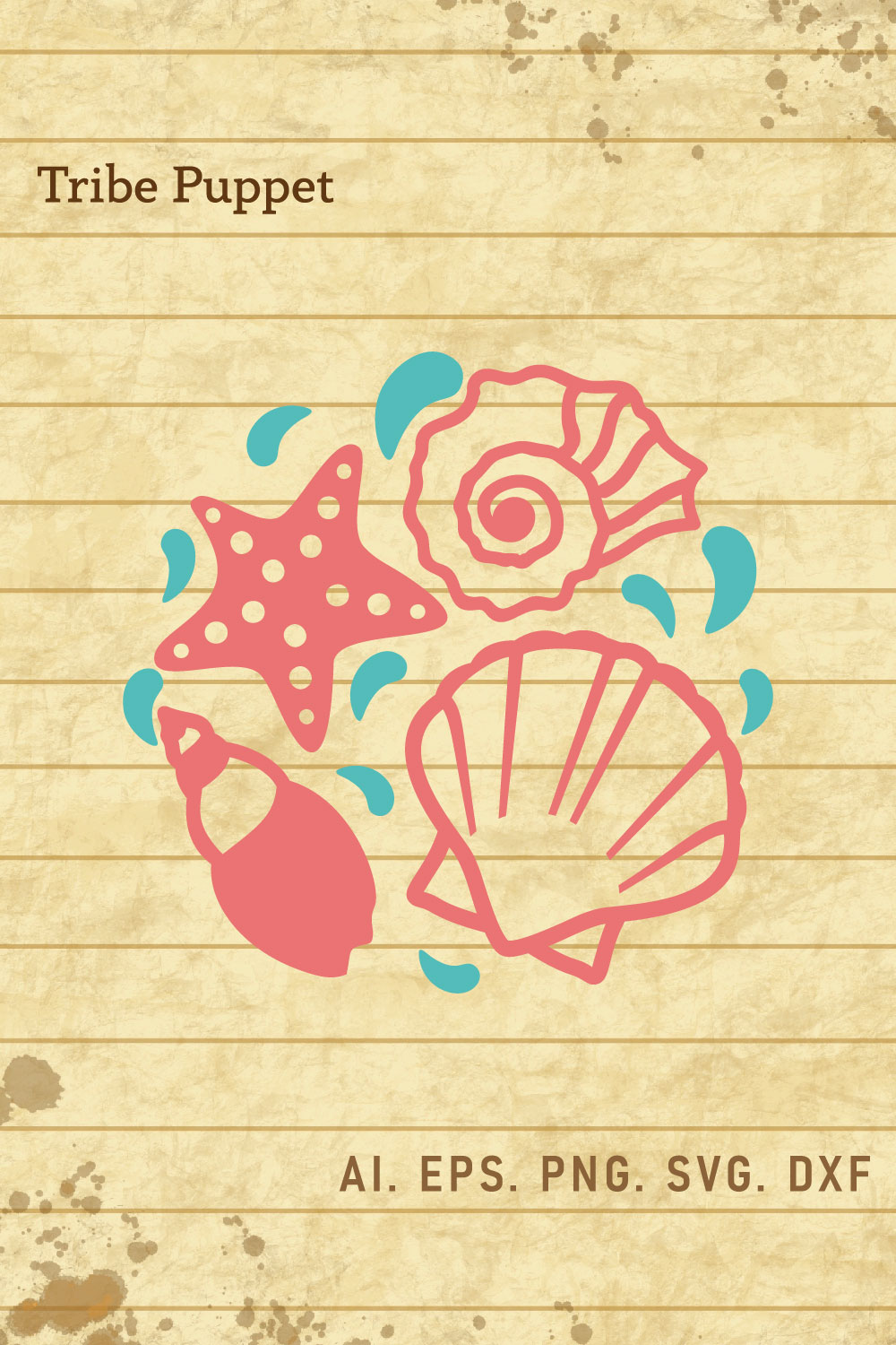 Summer SVG pinterest preview image.