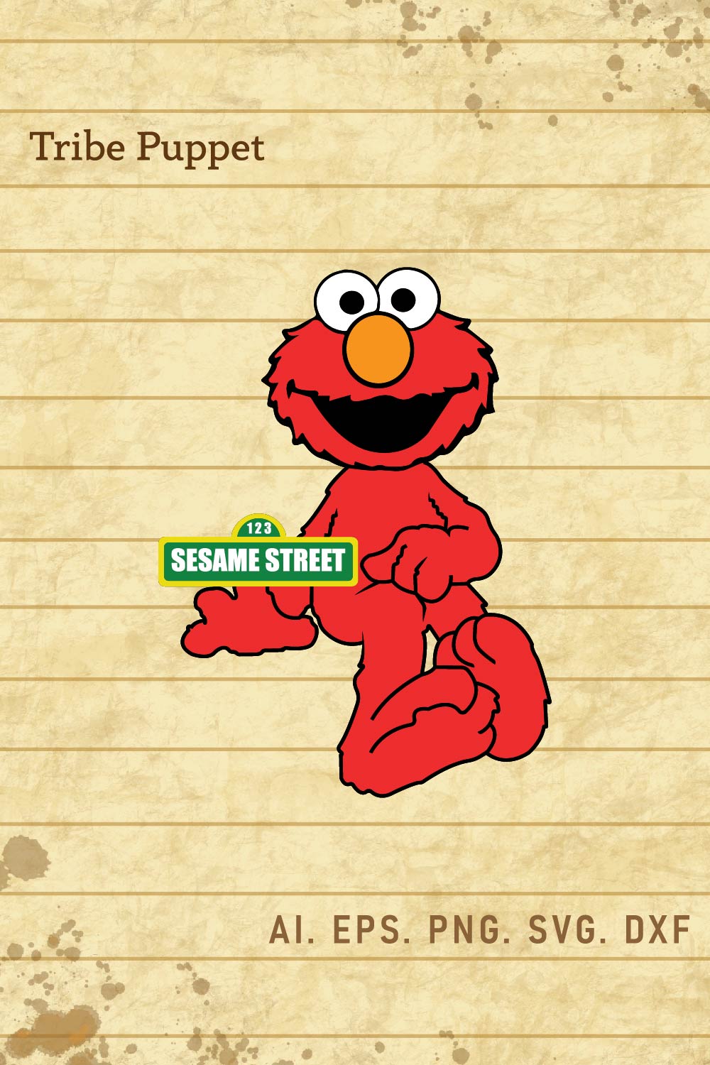 Sesame Street Characters pinterest preview image.