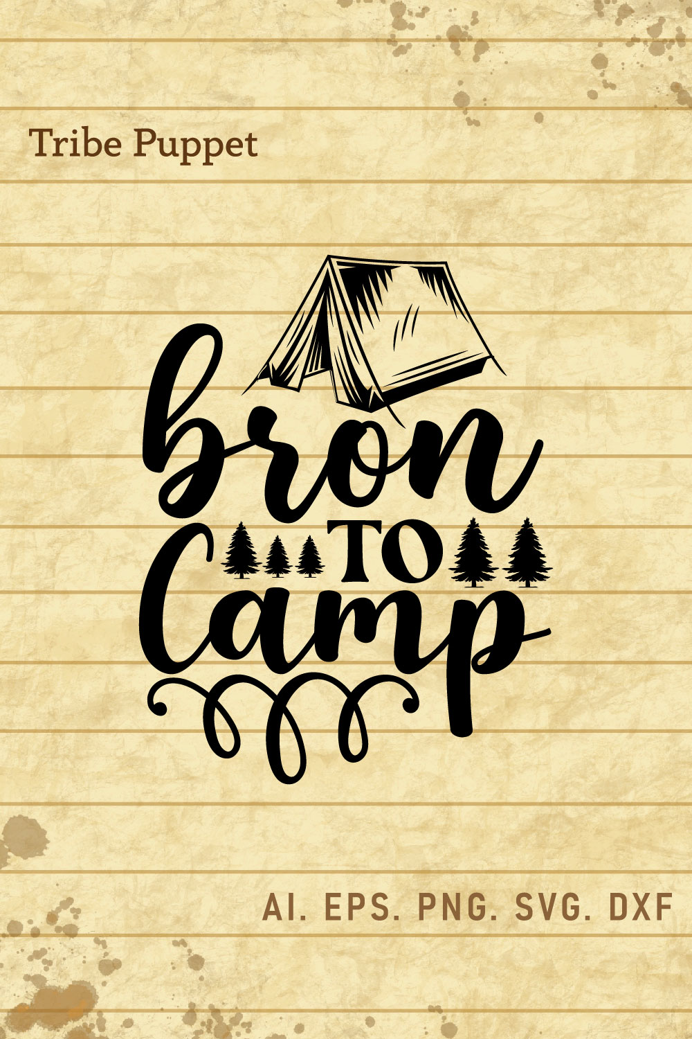 Adventure Typography pinterest preview image.